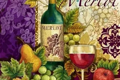 Glass of Merlot