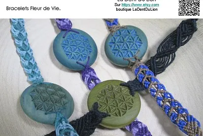Bracelets Fleur de Vie LaDentDuLion
