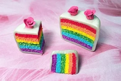 פאזל של rainbow cake