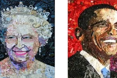 Elizabeth II / Obama jigsaw puzzle