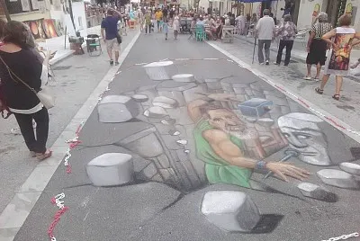 murales a Seravezza