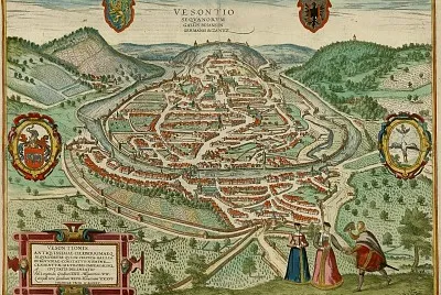 פאזל של Vue de BesanÃ§on par Pierre d 'Argent