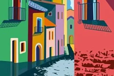 ciudad colorida
