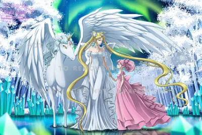 Serena , rini y pegaso 