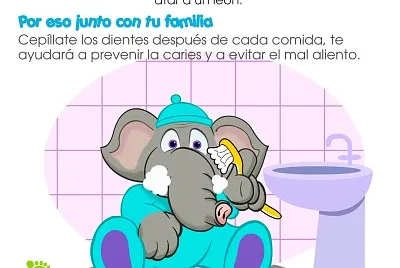 Justifante se lava los dientes