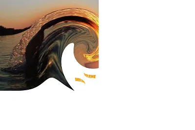 cheveux dans un soleil couchant