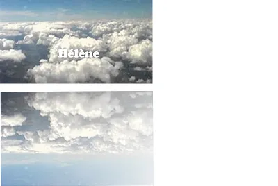 ciel avec reflet