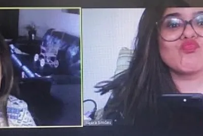 foto com laura