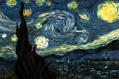 la noche estrellada