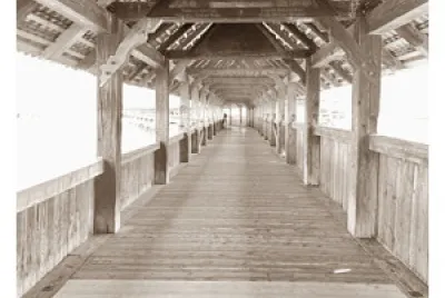 פאזל של Pont de Lucerne e sÃ©pia