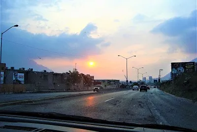 Atardecer en Monterrey, Nuevo LeÃ³n.