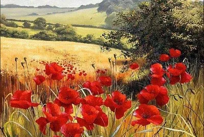 פאזל של coquelicots