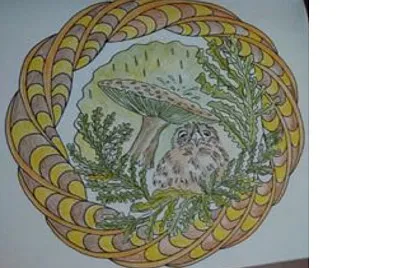 פאזל של Mandala Ã©cureuil