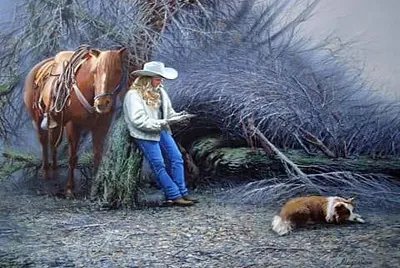 mujer vaquera