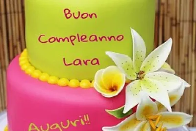 Ã¨ una torta di compleanno