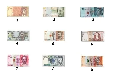 Billetes Sencillo