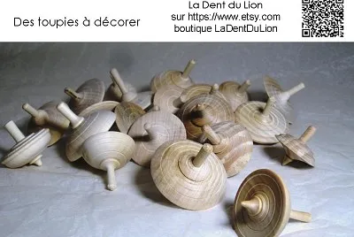 Nouvelles toupies Ã  dÃ©corer, La Dent du Lion