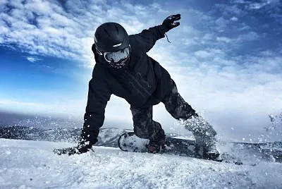 Extrem sports on Snow