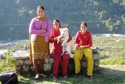Family in the Himalaya
