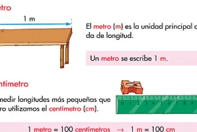 metro y centimetro