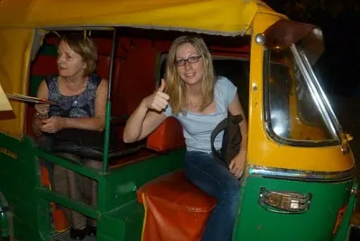 Jan   Friend in a Tuk-Tuk in India