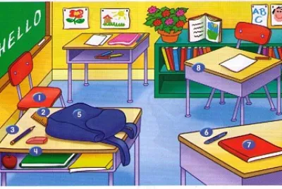 CLASSROOM OBJECTS jigsaw puzzle
