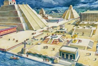 Tecnochtitlan - ciudad maya jigsaw puzzle