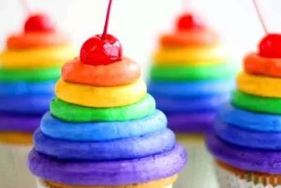 cupcake colorido