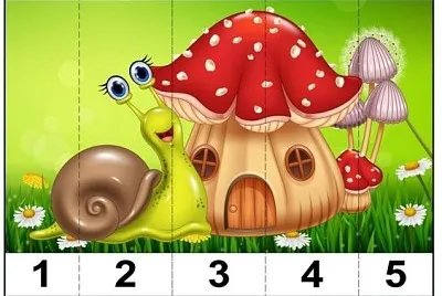פאזל של hongo con numeros