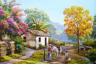 פאזל של 442. Paisaje rural