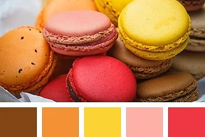 Macarons Com Paleta