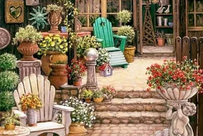 Garden jigsaw puzzle