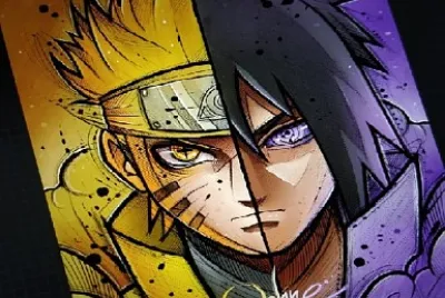 Naruto Sasuke Anime Love Amor Yaoi puzzle