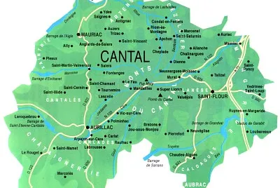 departement du cantal en auvergne