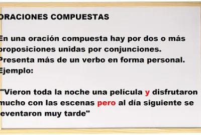 ORACIÃ“N COMPUESTA jigsaw puzzle