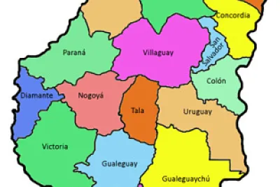 DIVISION POLÃTICA DE ENTRE RIOS