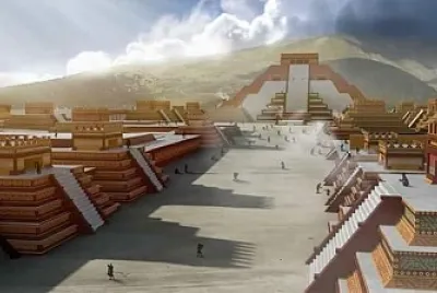 CALZADA DE LOS MUERTOS, TEOTIHUACAN
