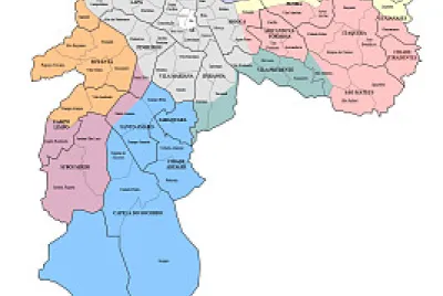 MAPA DOS BAIRROS DE SÃƒO PAULO