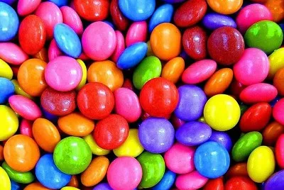 Rainbow candy jigsaw puzzle