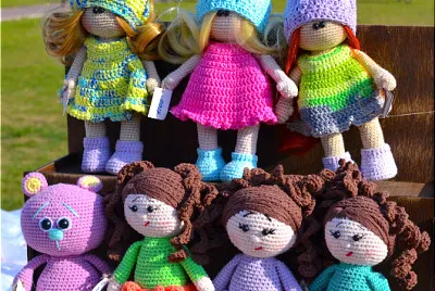 bonecas croche