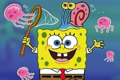 Bob Esponja y animales marinos