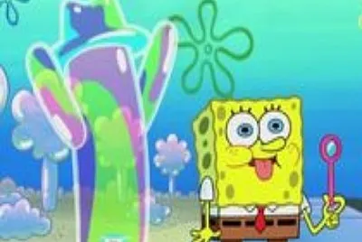Bob esponja y su amigo burbuja