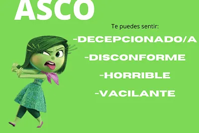 Asco y sus emociones