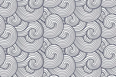 Abstract wind texture, sea, ocean and river vector