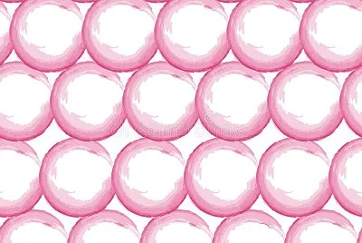 watercolor circles pink red seamless pattern tile