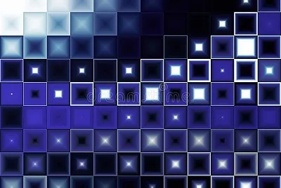 Abstract Blue Light