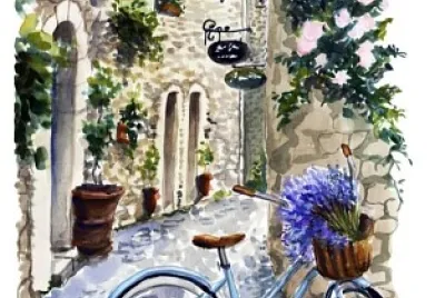Esquina con Bicicleta
