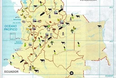 MAPA ECONÃ“MICO DE COLOMBIA