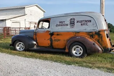 Bret Chrismer 's Mustache Wax  '40 Ford Delivery