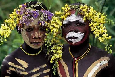 hommes fleur